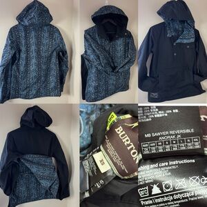 Burton Jacket Ski Snowboard Reversible Men XS